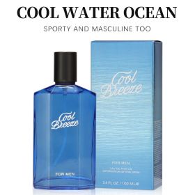 3.4fl Oz Men's Eau De Toilette Spray, Long-Lasting Perfume, Notes Of Mint, Rosemary, Sea Water Flavor, Perfect For Dating, Daily Life, Parties
