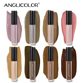 Anglicolor Liquid Eyeshadow 8-color Set Glitter Eyeshadow Set Waterproof Matte Eyeshadow Fine Shimmer Brightening Long-lasting (Option: A box)
