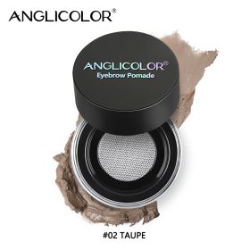 Waterproof And Sweatproof Eyebrow Pencil Long Lasting Eyebrow Cream Set With Brush And Card Wooden Eyebrow (Option: TAUPE02)